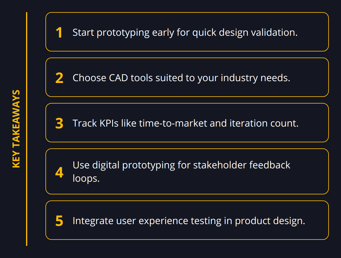Key Takeaways - Digital Prototyping Benefits: All You Need to Know