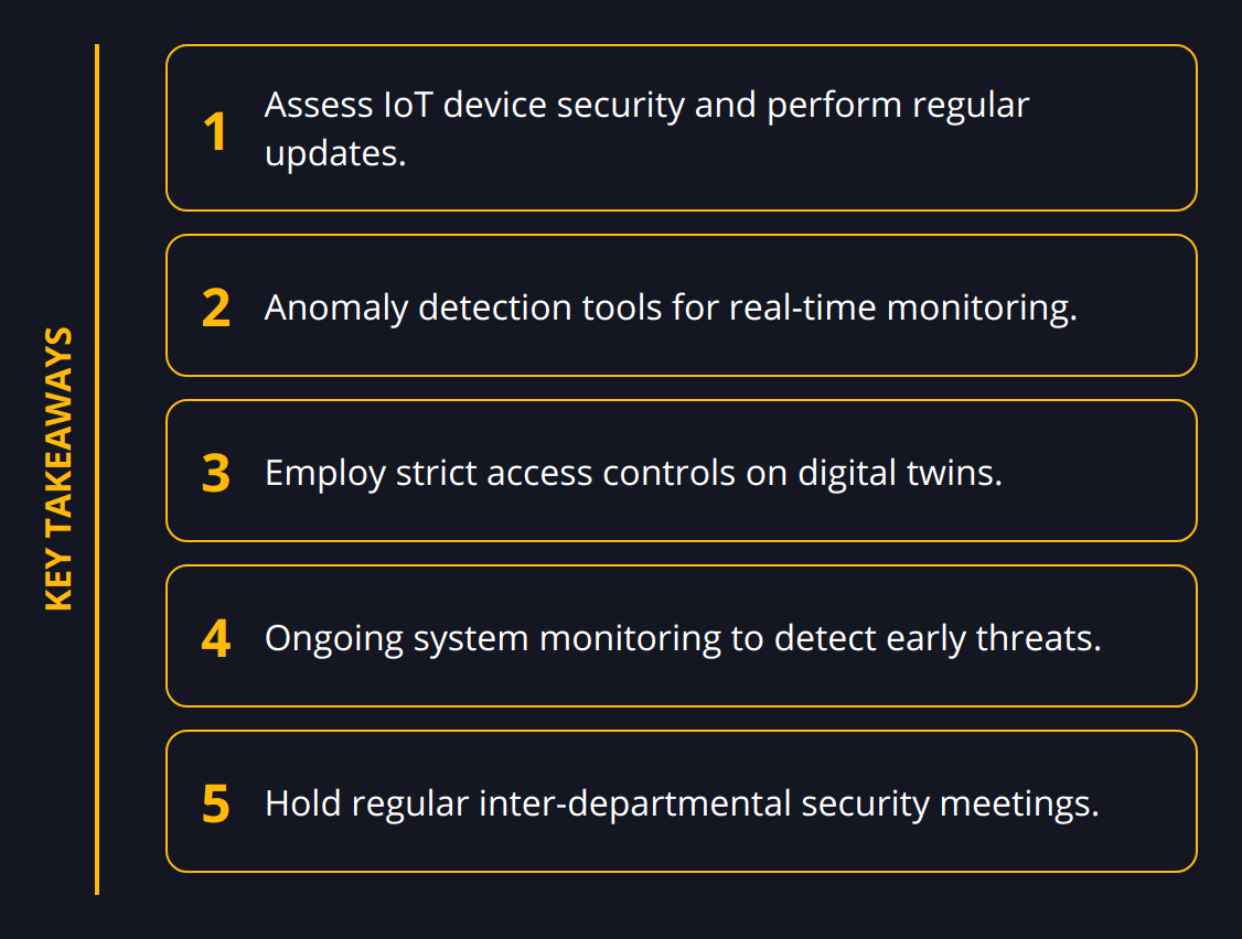Key Takeaways - How to Safeguard Your Digital Twin Against Security Threats