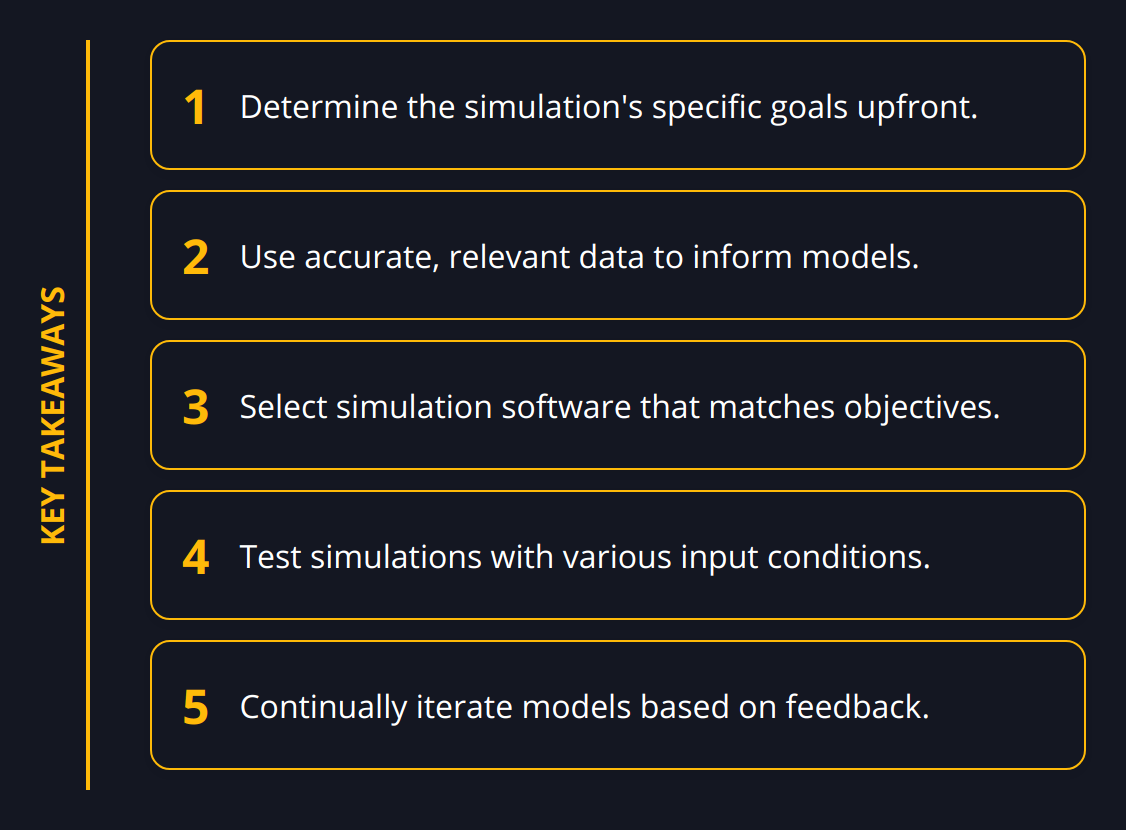 Key Takeaways - Industrial Simulation Models: Best Practices