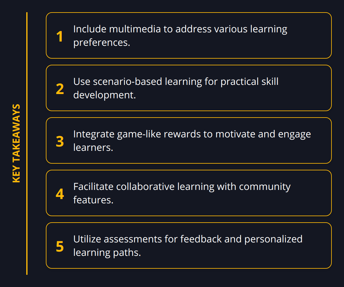 Key Takeaways - What Makes E-Learning Interactive Modules Effective?