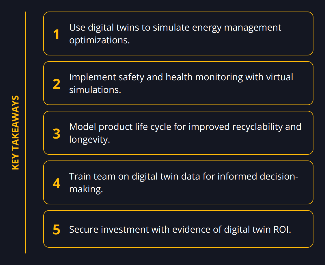 Key Takeaways - Why Digital Twins Are Key to Sustainability in Business