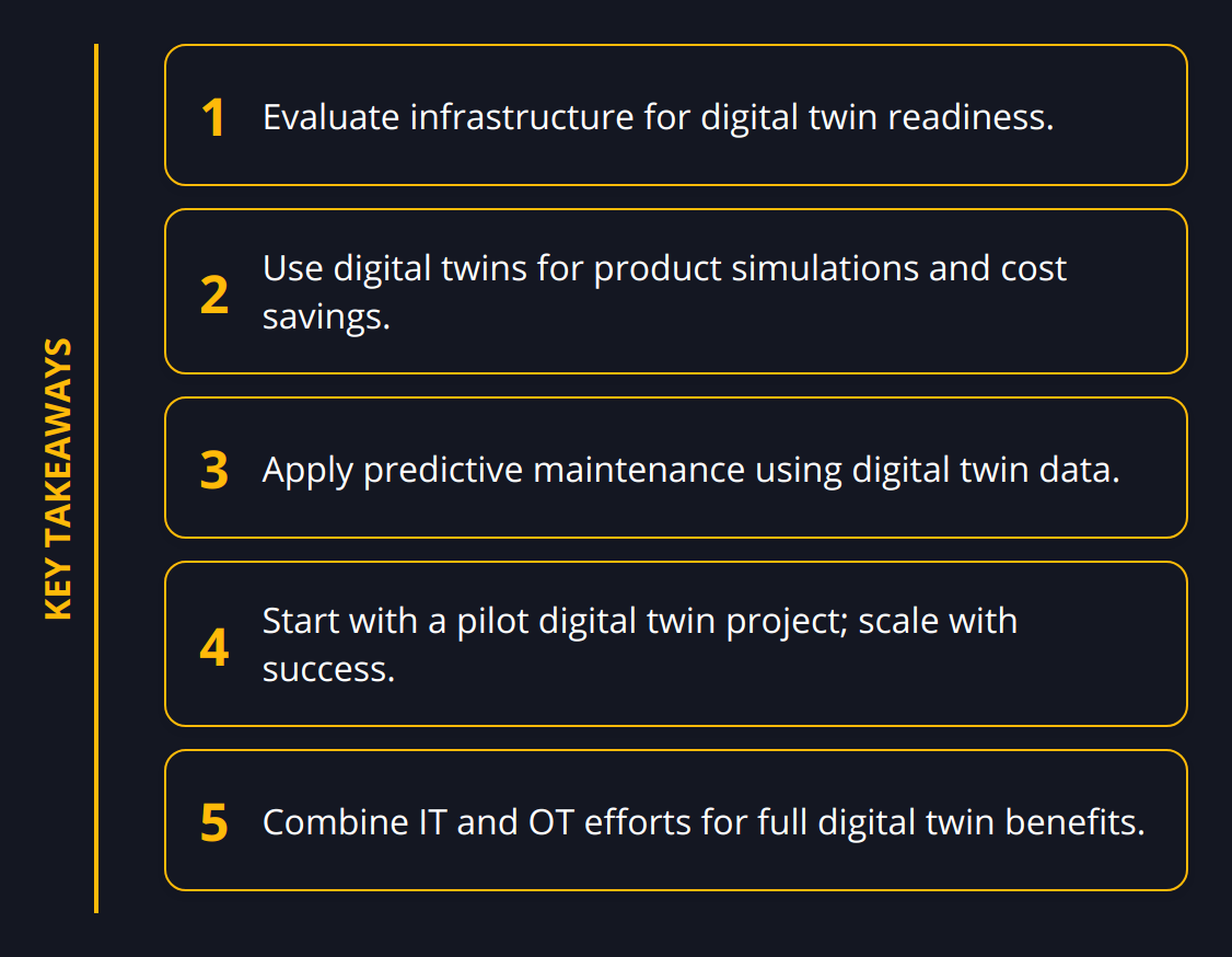 Key Takeaways - Why Digital Twins are Transformative for Manufacturing