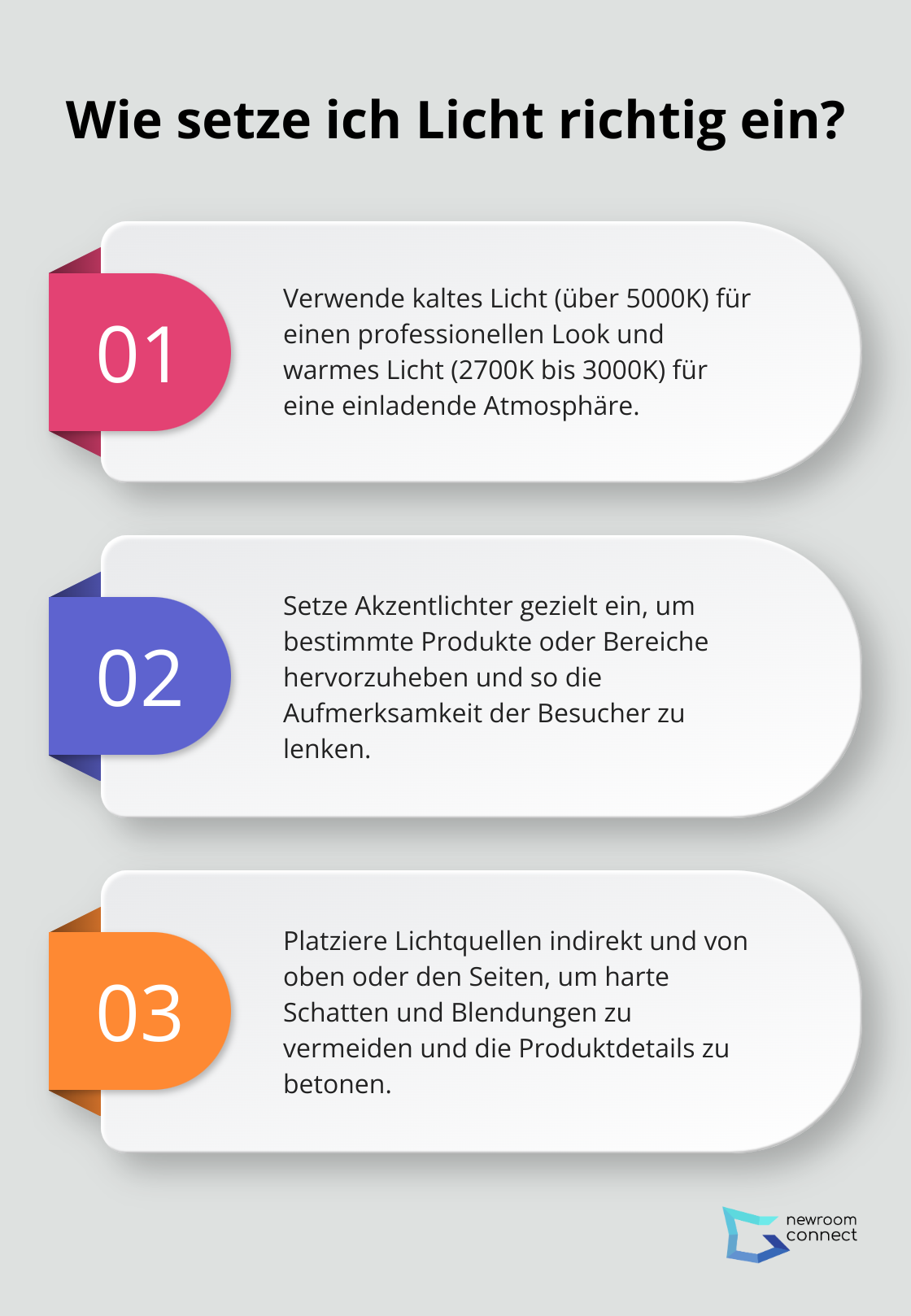 Fact - Wie setze ich Licht richtig ein?