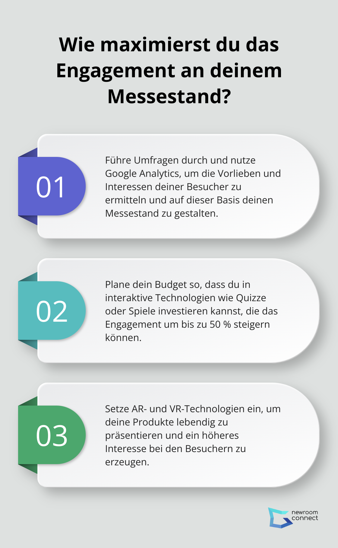 Fact - Wie maximierst du das Engagement an deinem Messestand?