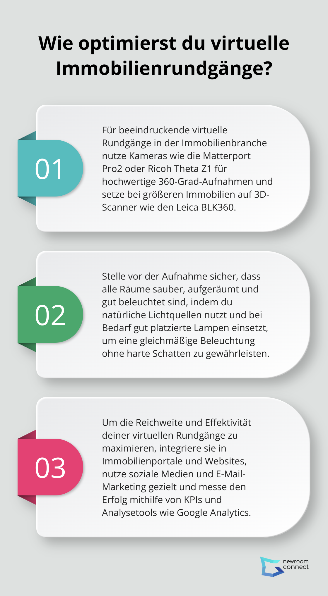 Fact - Wie optimierst du virtuelle Immobilienrundgänge?