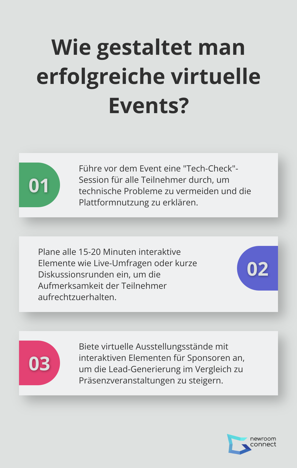 Fact - Wie gestaltet man erfolgreiche virtuelle Events?