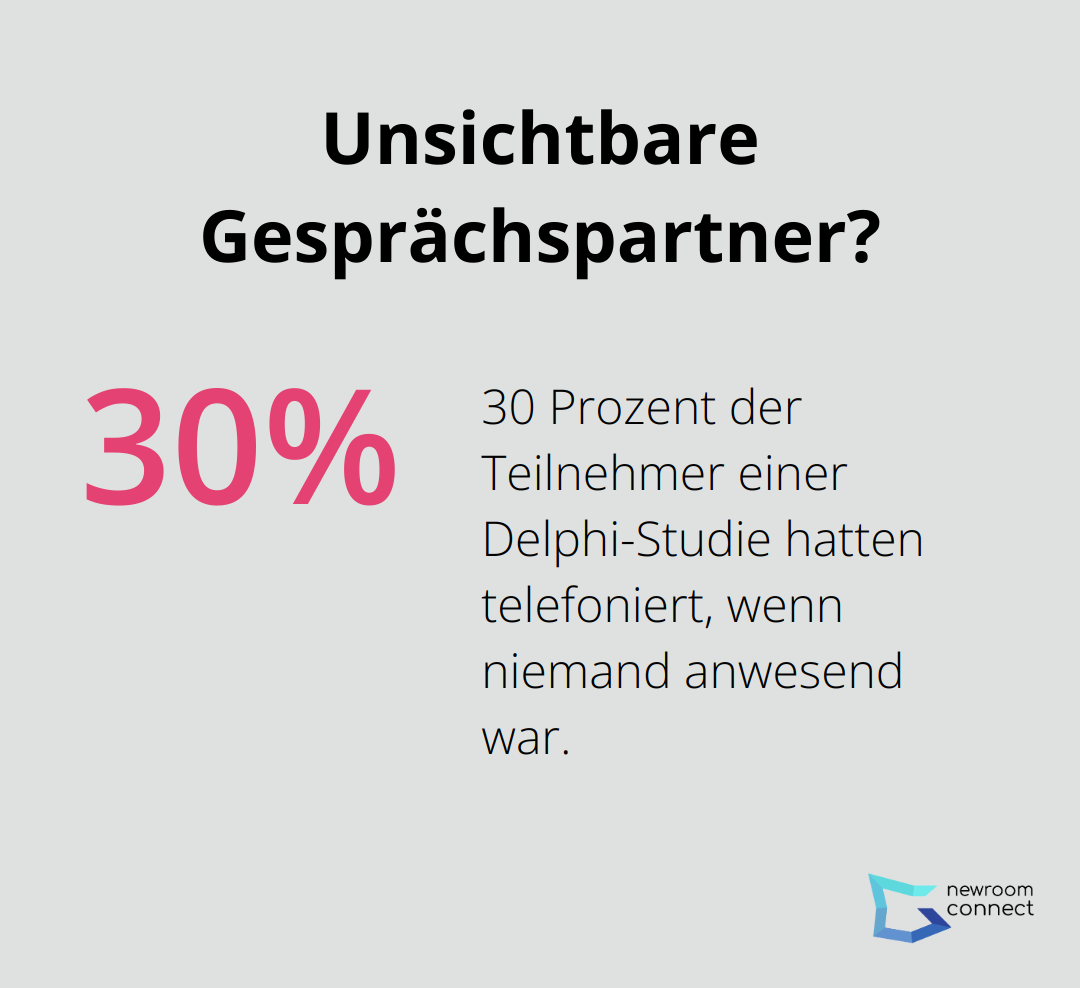 Unsichtbare Gesprächspartner?