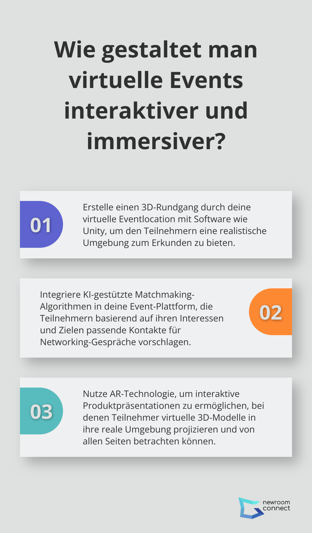 Fact - Wie gestaltet man virtuelle Events interaktiver und immersiver?