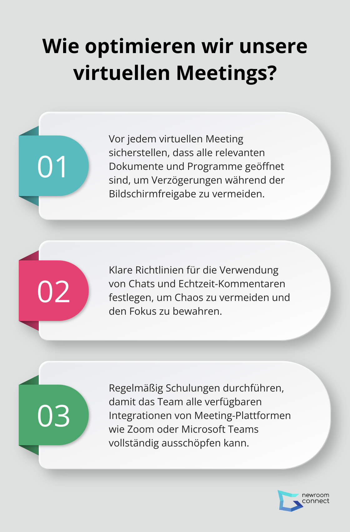 Fact - Wie optimieren wir unsere virtuellen Meetings?