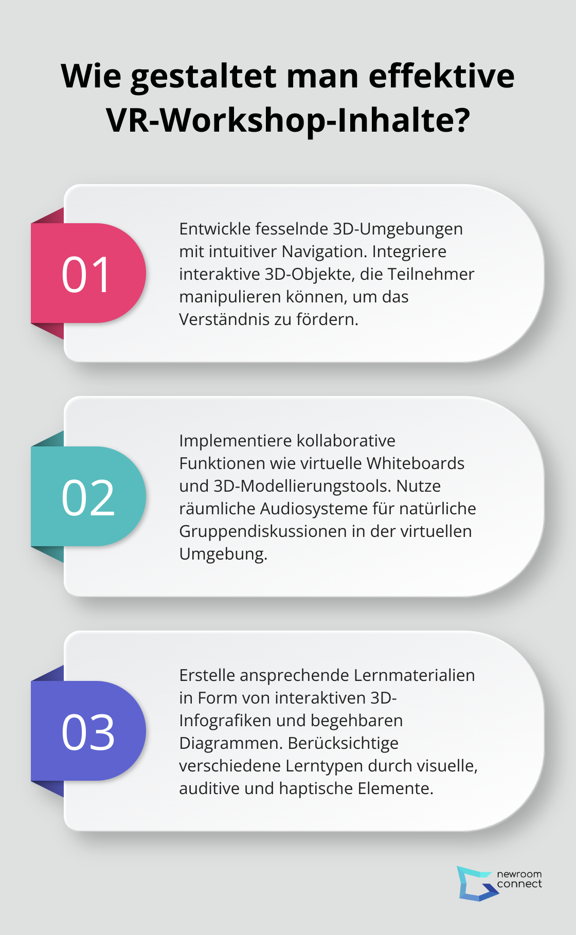 Fact - Wie gestaltet man effektive VR-Workshop-Inhalte?