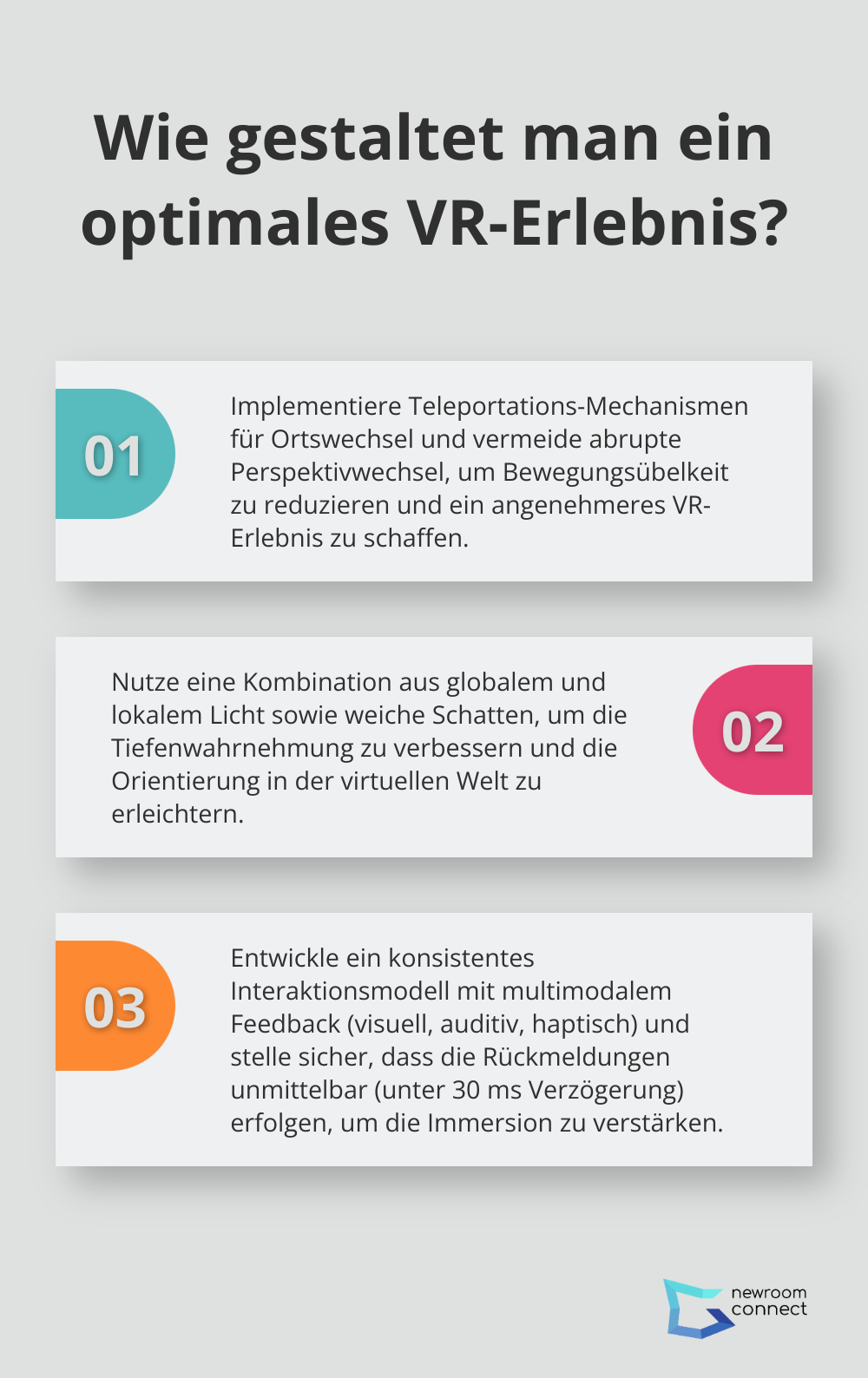 Fact - Wie gestaltet man ein optimales VR-Erlebnis?
