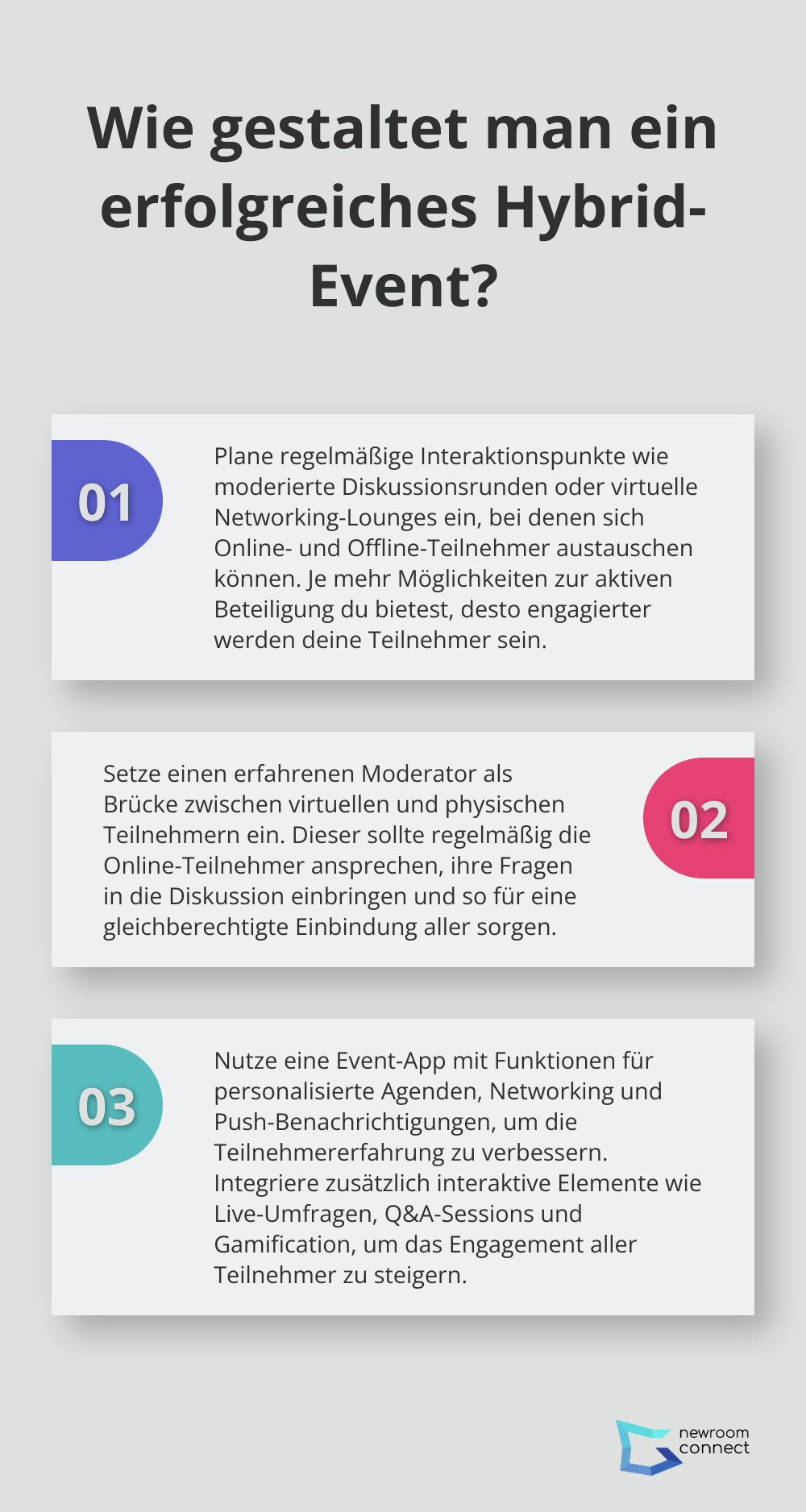 Fact - Wie gestaltet man ein erfolgreiches Hybrid-Event?