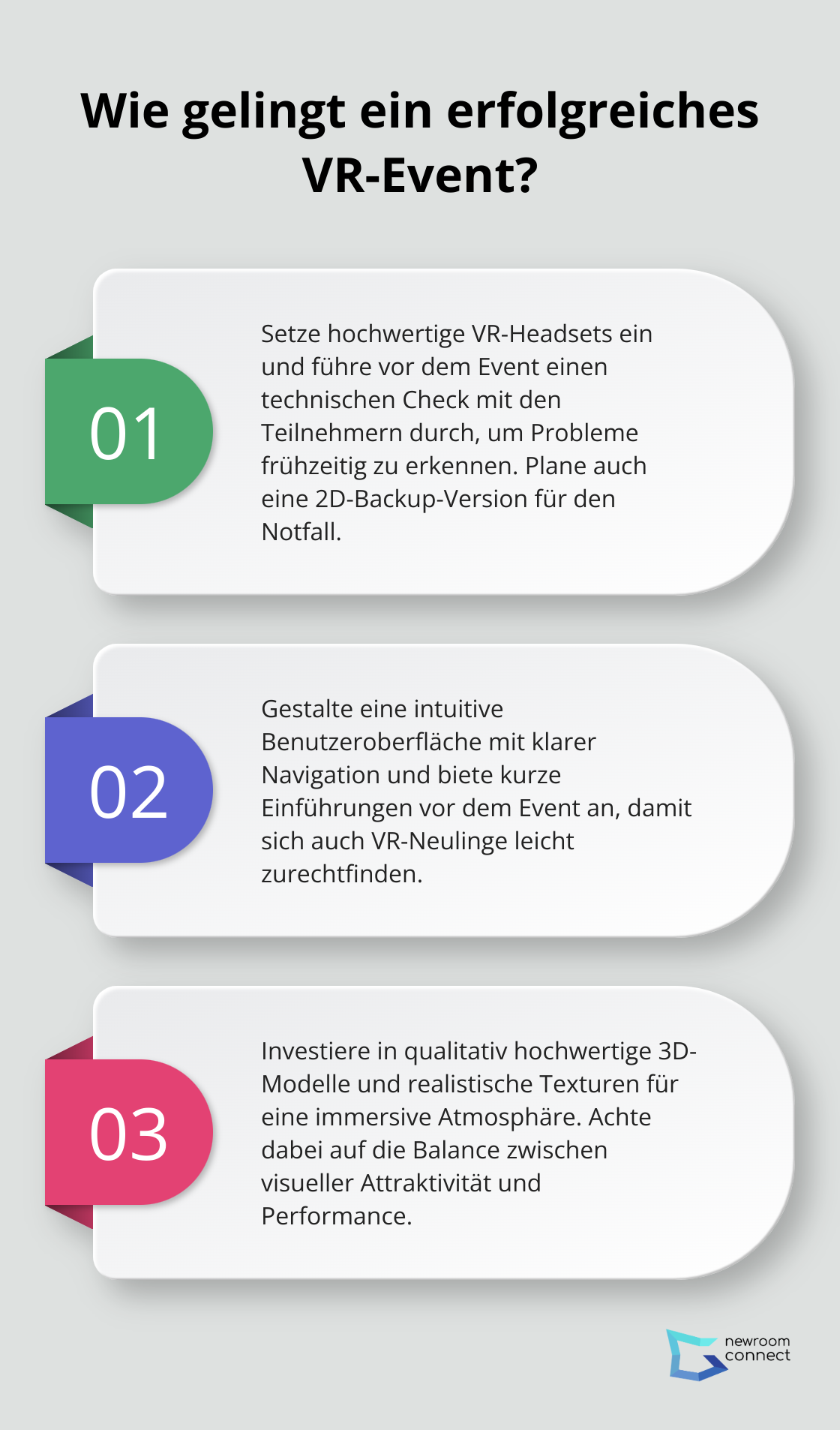 Fact - Wie gelingt ein erfolgreiches VR-Event?