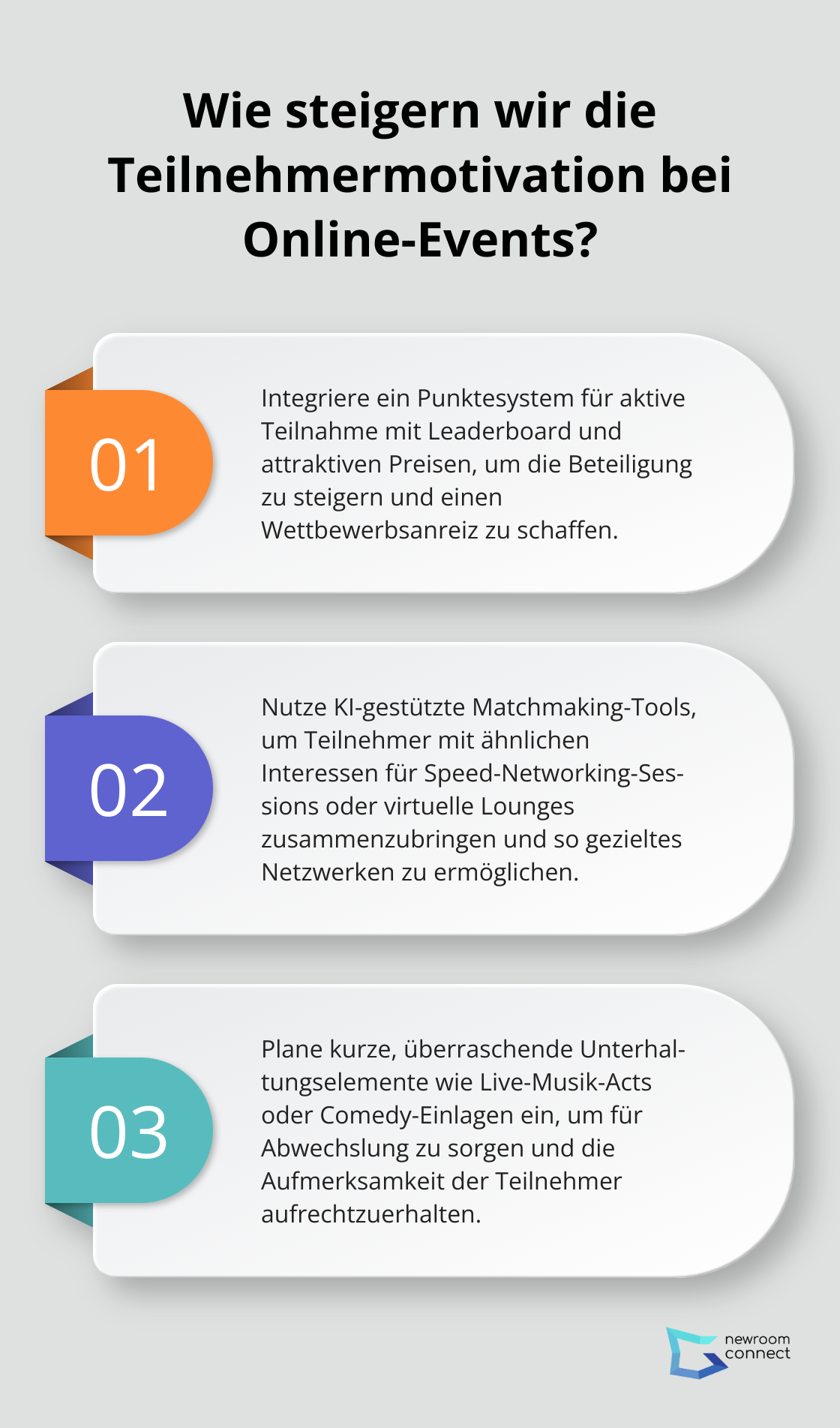 Fact - Wie steigern wir die Teilnehmermotivation bei Online-Events?