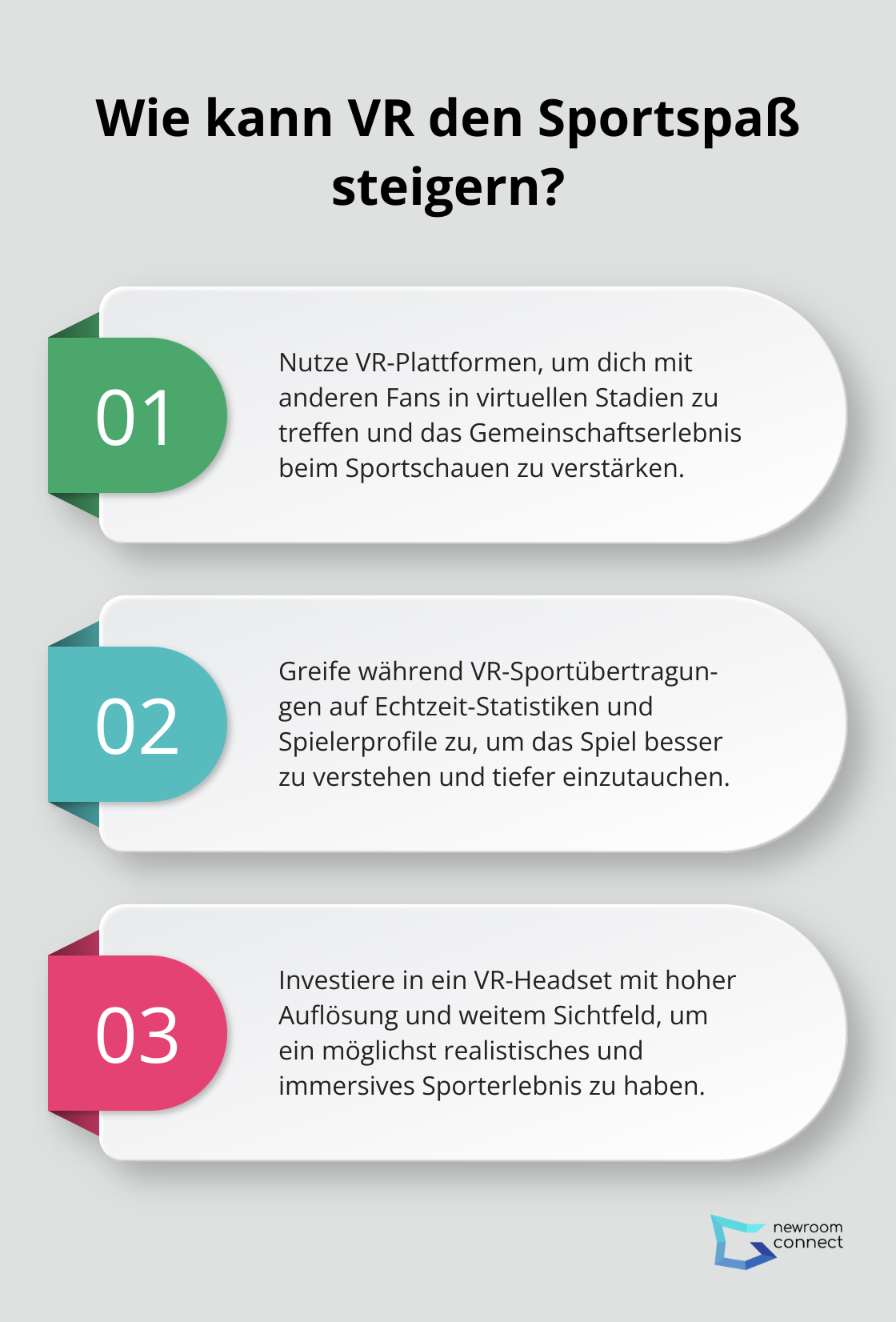 Fact - Wie kann VR den Sportspaß steigern?