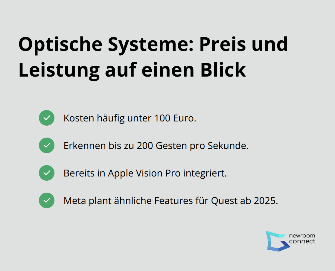 Vorteile optischer Gestenerkennung im Vergleich zu haptischen Systemen - Gesture Control