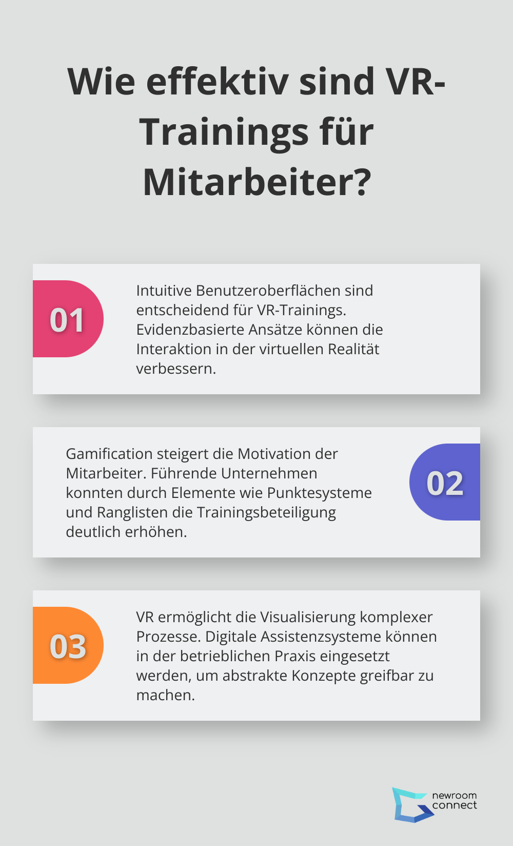 Infographic: Wie effektiv sind VR-Trainings für Mitarbeiter?