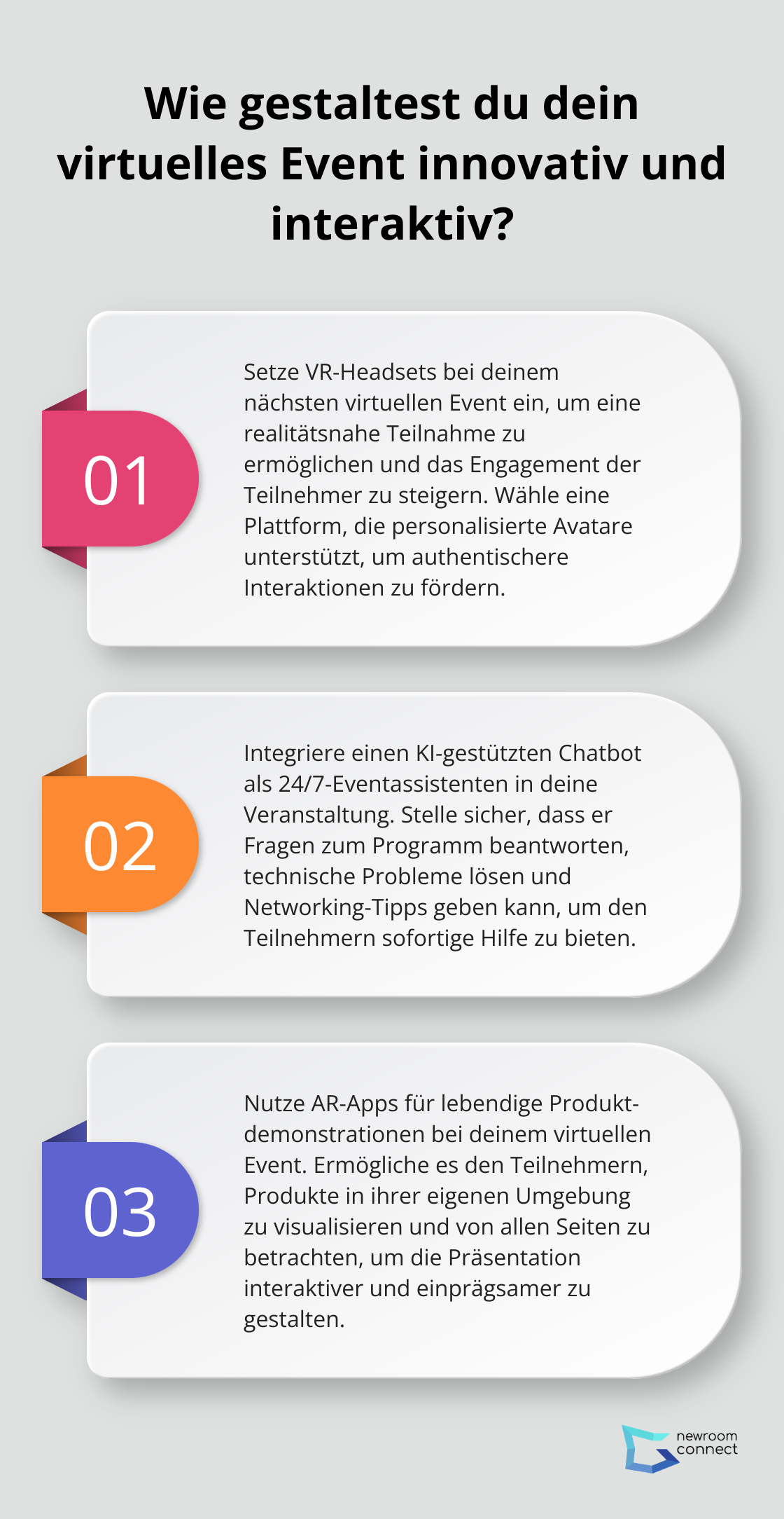 Infographic: Wie gestalten Sie ein interaktives virtuelles Event? - virtual events technology