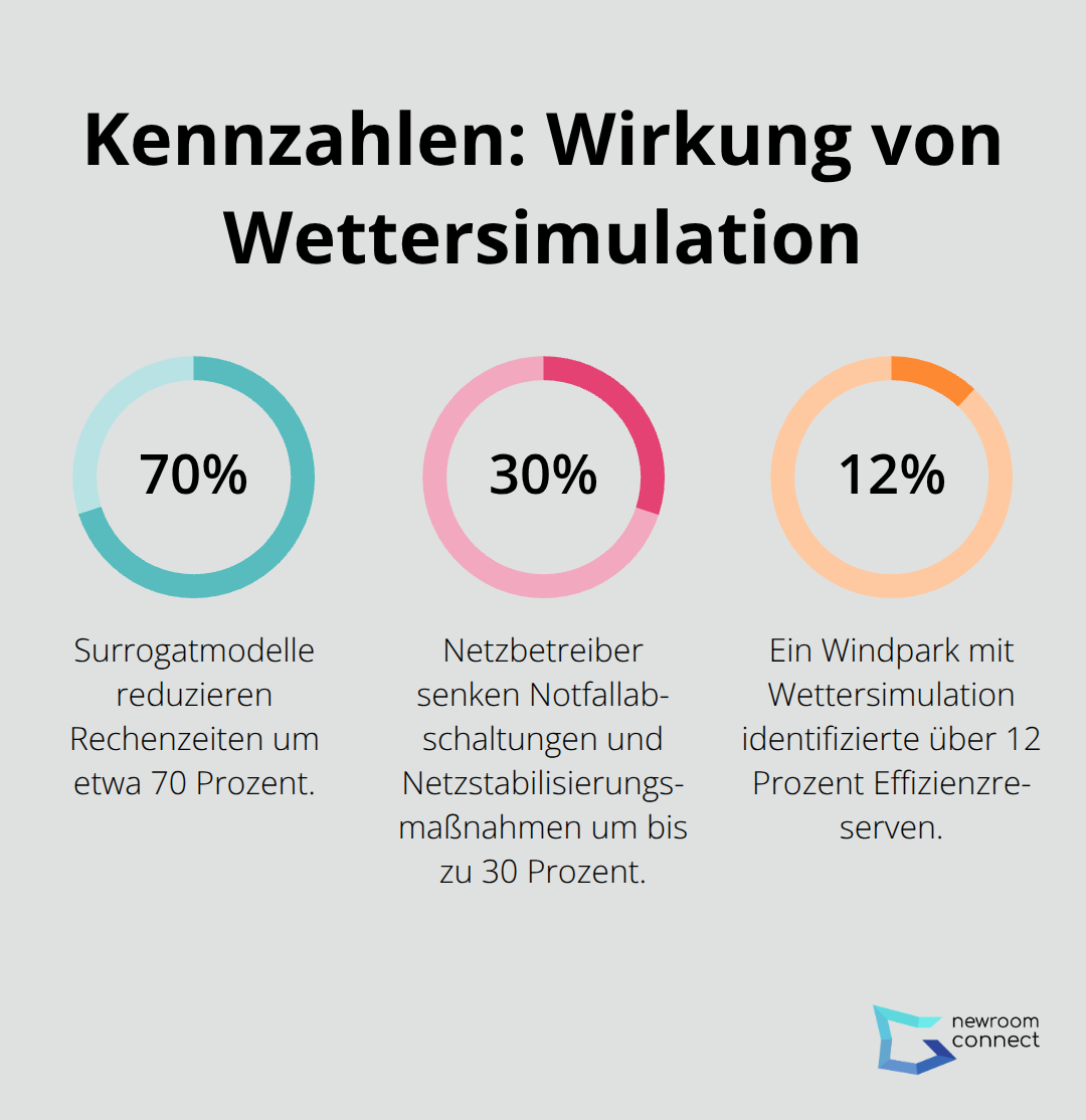 Prozentuale Effekte durch Wettersimulation in Praxisbeispielen - Weather Simulation